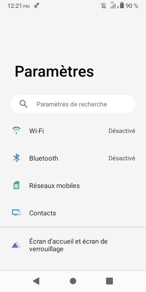 Sélectionnez Réseaux mobiles