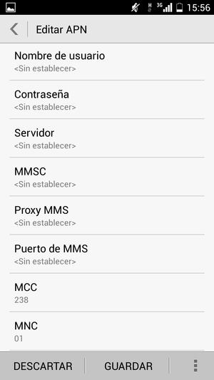 Si la pantalla tiene este aspecto, seleccione GUARDAR