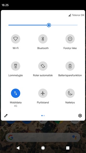 Slå Batterisparefunktion til