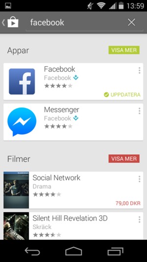 Välj appen