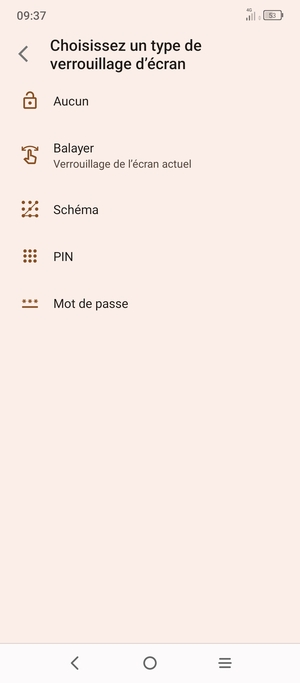Sélectionnez Schéma