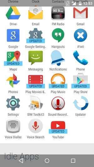 Scroll to and select Settings