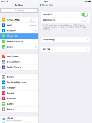 Select APN Settings