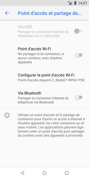Sélectionnez Configurer le point d'accès Wi-Fi 