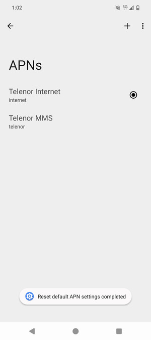 Select New APN