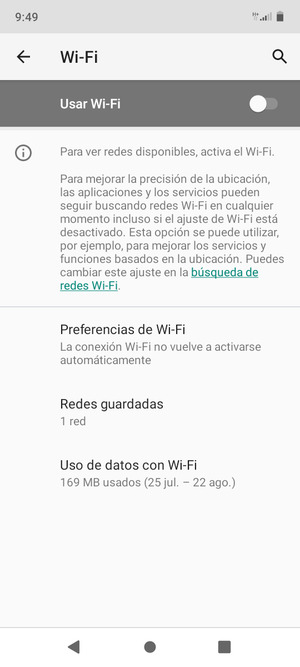 Active Usar Wi-Fi