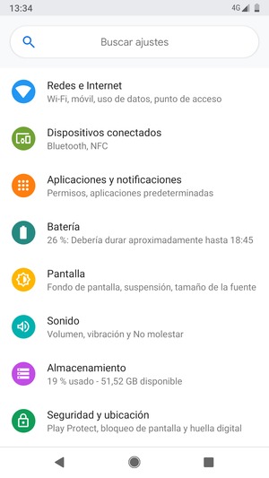 Seleccione Redes e Internet