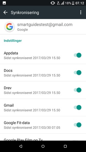Vælg Menu-knappen