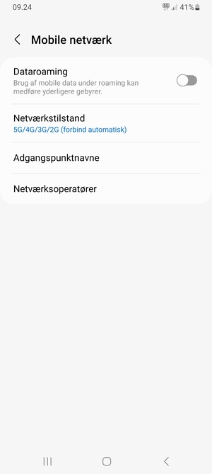Vælg Adgangspunktnavne
