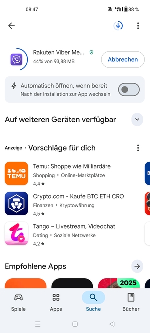 Warten Sie, bis der Installationsprozess  beendet ist