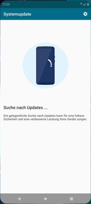 Warten Sie, bis die Suche abgeschlossen ist