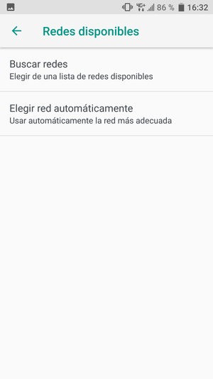 Seleccione Buscar redes