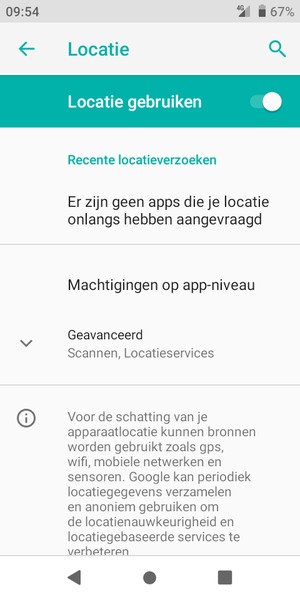 Schakel Locatie uit