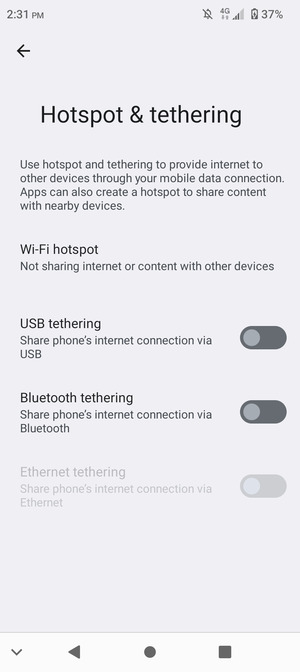 Select Wi-Fi hotspot