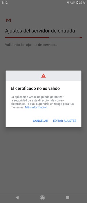 Seleccione EDITAR AJUSTES