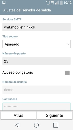 Desmarque la casilla de verificación Acceso obligatorio y seleccione Siguiente