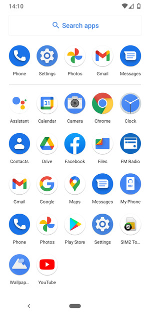 Select Settings