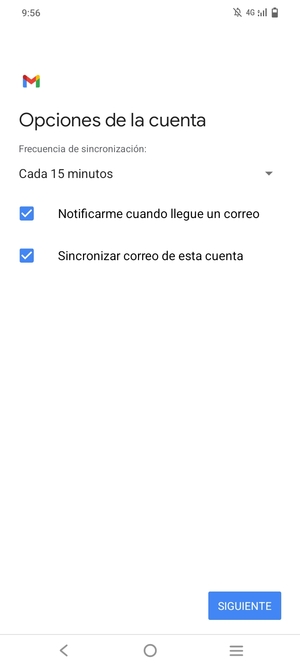 Seleccione SIGUIENTE