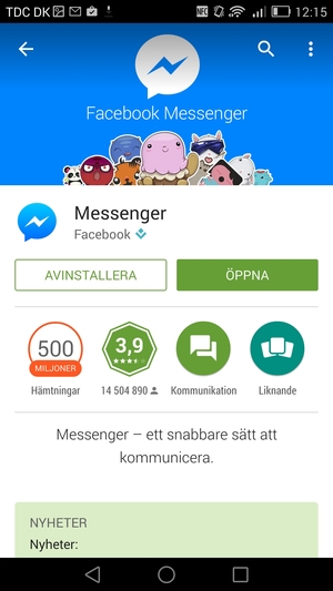 Välj ÖPPNA
