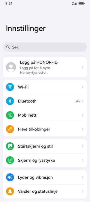 Velg Mobilnett