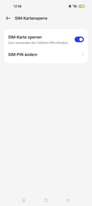 Wählen Sie SIM-PIN ändern