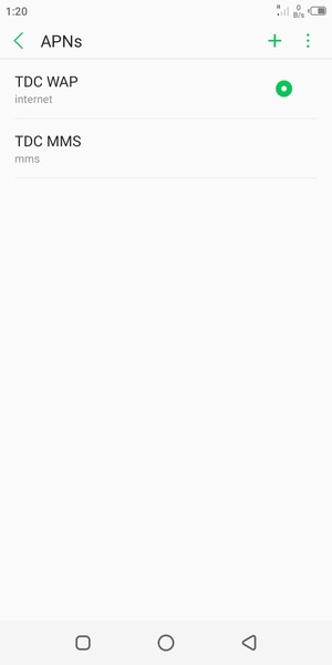 Select the Menu button