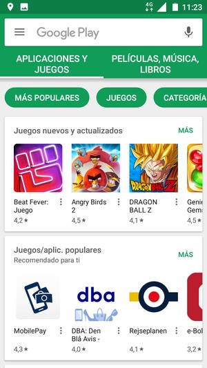 Seleccione la barra de Búsqueda