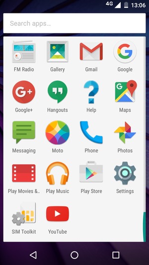 Scroll to and select Settings