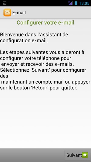 Sélectionnez Suivant