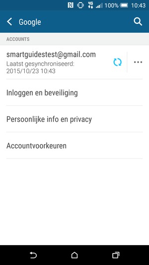 Selecteer uw account