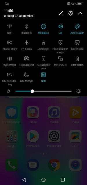Velg Innstillinger-knappen