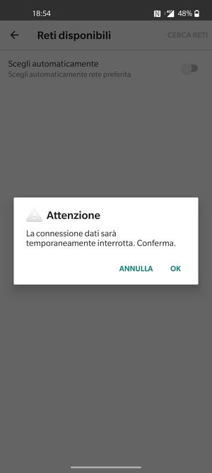 Seleziona OK