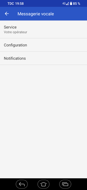 Sélectionnez Configuration