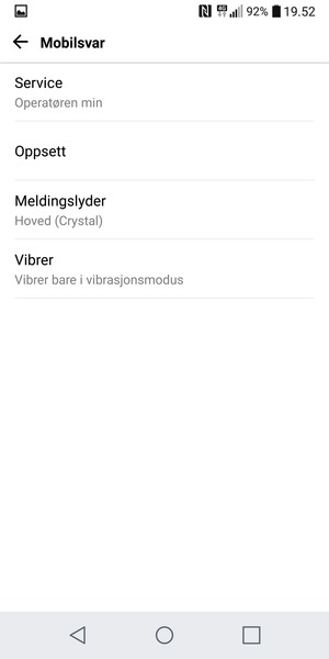 Velg Oppsett