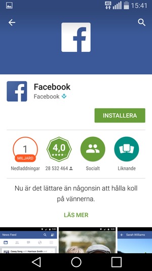 Välj INSTALLERA