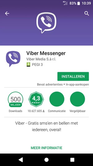 Selecteer INSTALLEREN