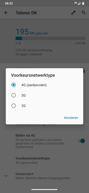 Selecteer uw voorkeursoptie