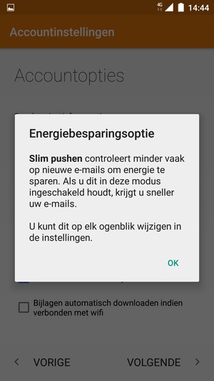 Selecteer OK