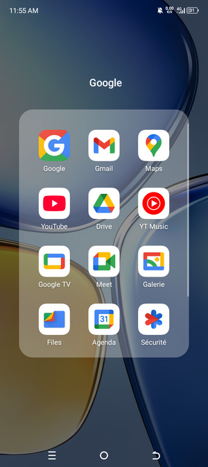 Sélectionnez Gmail