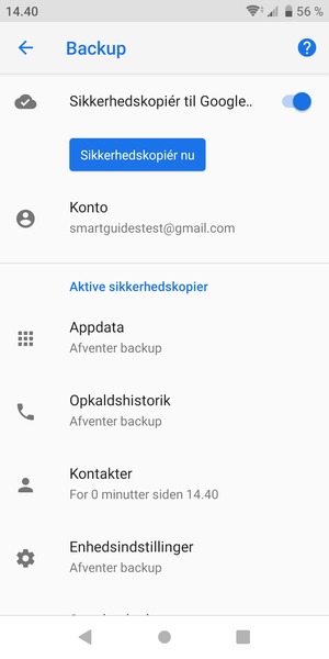 Vælg Konto