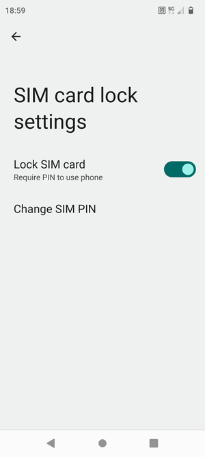 Select Change SIM PIN