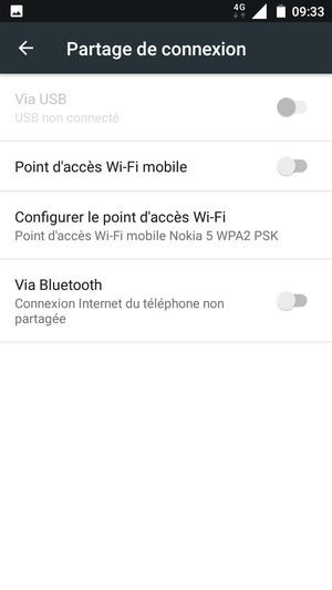 Sélectionnez Configurer le point d'accès Wi-Fi