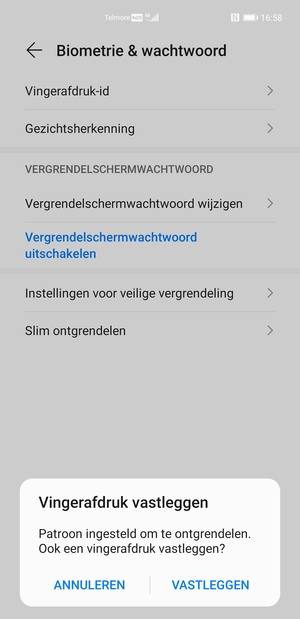 Selecteer ANNULEREN