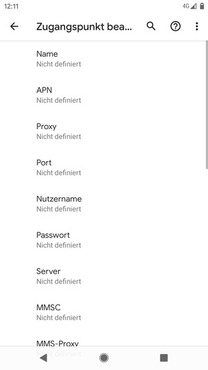 Geben Sie MMS-Informationen ein