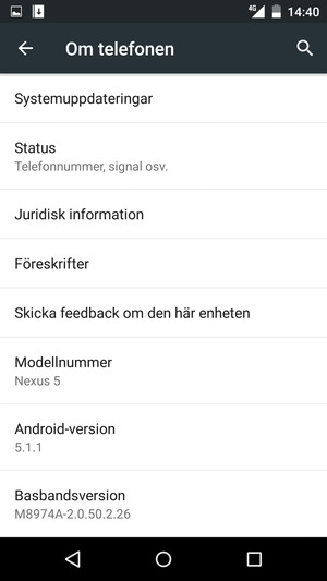 Välj Systemuppdateringar
