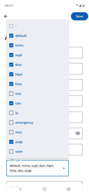 Uncheck the checkboxes