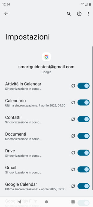 Le tue informazioni verranno sincronizzate