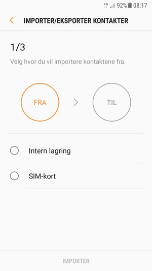 Velg SIM-kort