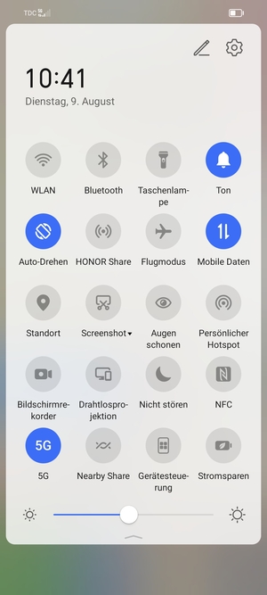 Wählen Sie Stromsparen