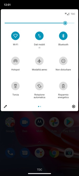Disattiva Wi-Fi e Bluetooth
